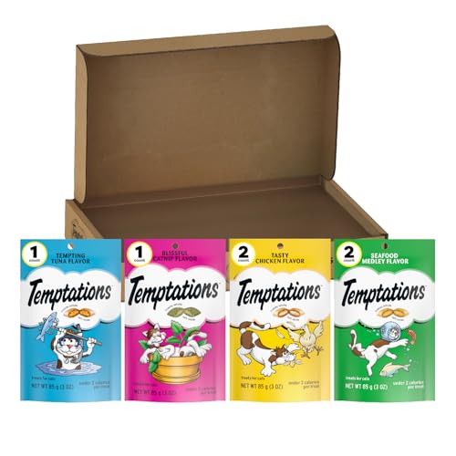 Temptations Cat Treats Variety Pack (6×3 oz)