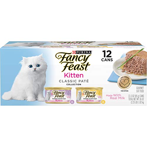 Fancy Feast Grain-Free Kitten Pâté Variety (2×12)