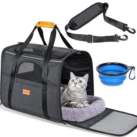Morpilot Cat Carrier, up to 20 lbs (Dark Gray)