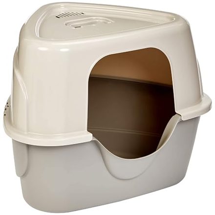 Amazon Basics Enclosed Cat Litter Box with Lid