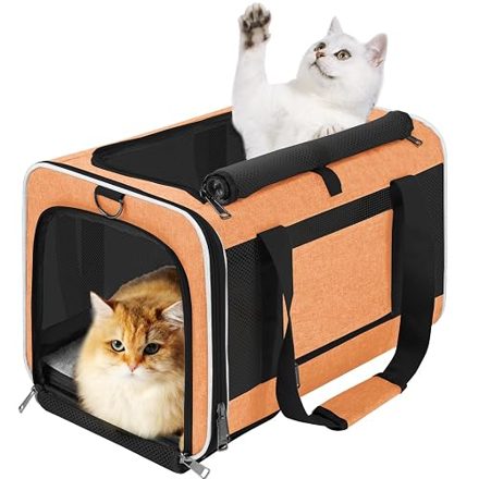 GAPZER Large Soft-Shell Pet Carrier (Orange)