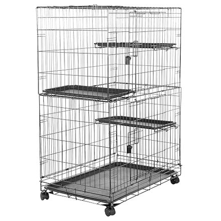 Amazon Basics Large 3-Tier Cat Cage Playpen